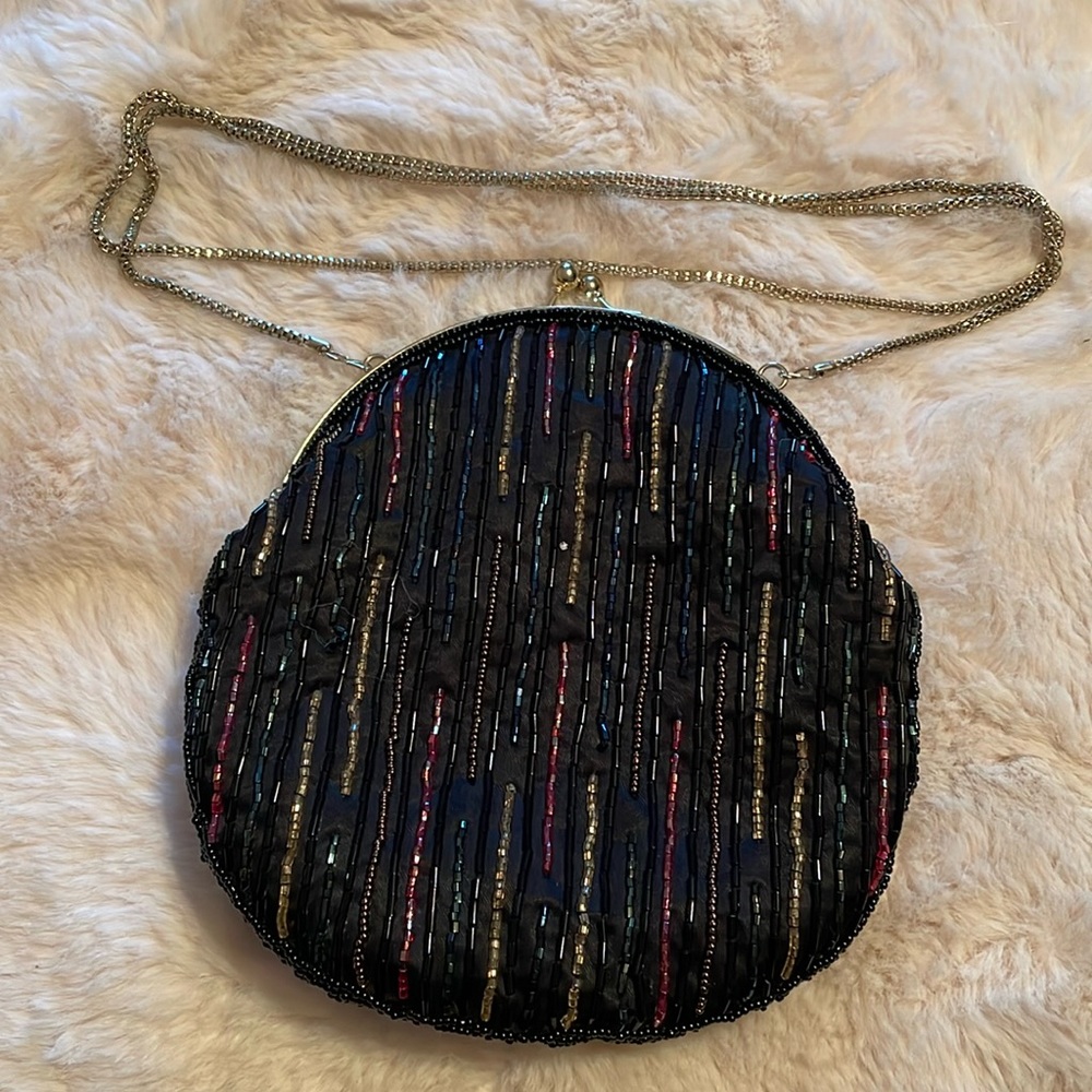 Beaded evening bag